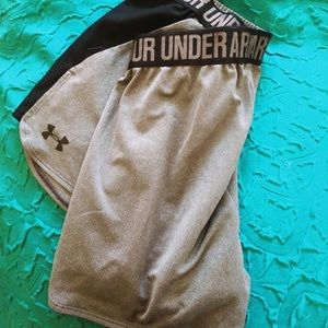 Gray under armour shorts